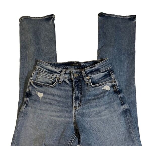 Silver Women's Avery Slim Bootcut Jeans Size 27 - Picture 4 of 12